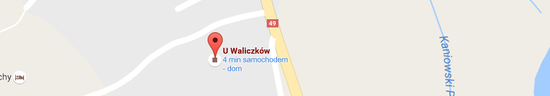 Mapa Dom Wypoczynkowy U Waliczków