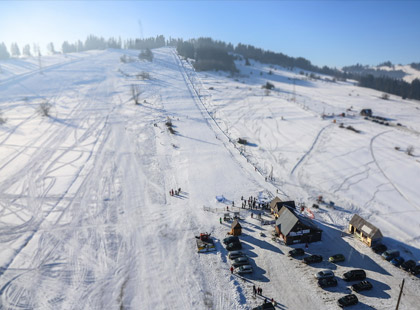 Panorama Wyciąg narciarski Horników Wierch